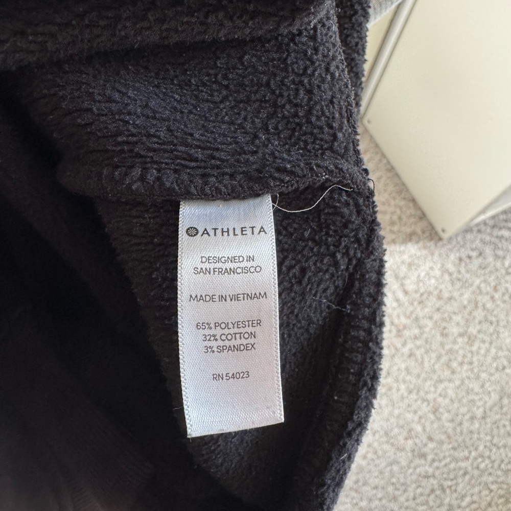 Athleta Black Pullover Hoodie with Kangaroo Pocket - Picture 7 of 14